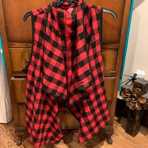 Buffalo Plaid Vest! Never Worn!